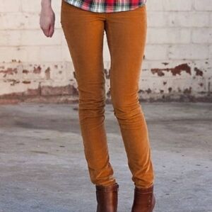 Madewell Brown Corduroy Pants Womens Size 28 Fall‎ Hipster Grunge Boho